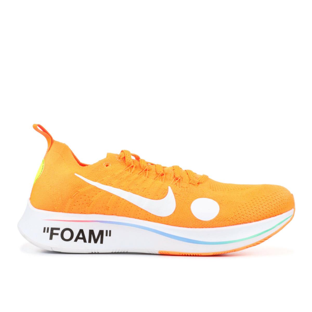 Nike Zoom Fly Mercurial Off-white Total Orange Size 6. AO2115-800 Jordan Air Max