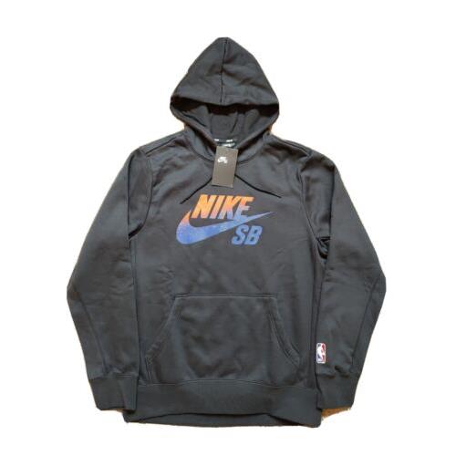 Nike SB X Nba NY Knicks Icon Pullover Hoodie Black Mens Size M BV26750-011 Rare