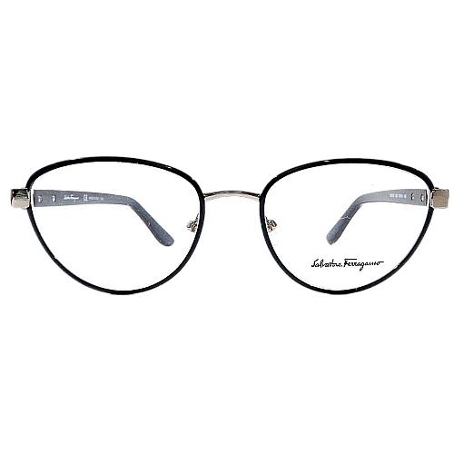 Salvatore Ferragamo Eyeglasses SF2145 036 Light Ruthenium Frame 52-18-140