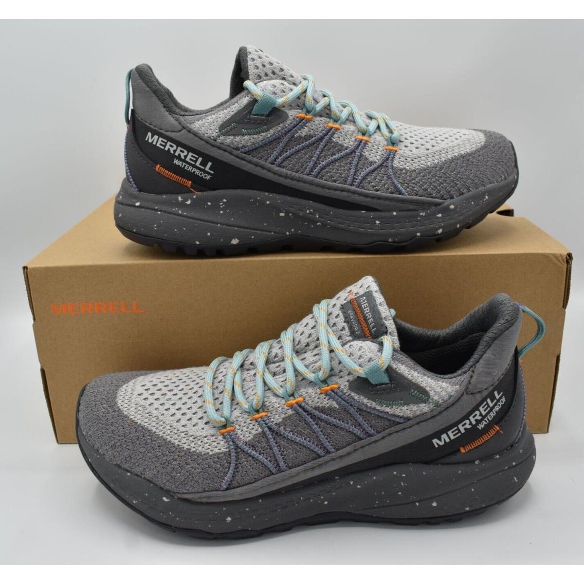 Merrell Womens Size 9 Bravada 2 Waterproof Charcoal Trail Hiking Sneakers Shoes