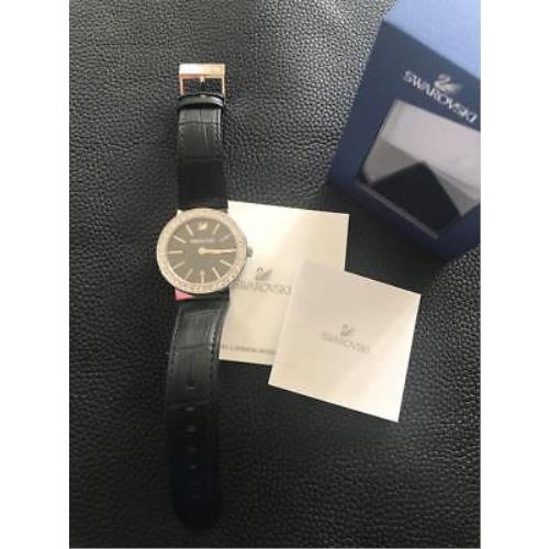 Swarovski 1116550 Citra Sphere Mini Black and Stainless Steel Watch