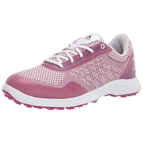 Adidas Women`s Fx4061 Golf Shoe - Choose Sz/col Ftwr White/Power Berry/Ftwr White