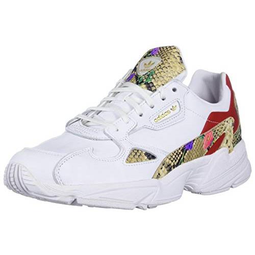 Adidas Originals Women`s Falcon Athletic Shoe - Choose Sz/col White/Scarlet/Gold Metallic