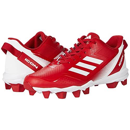 Adidas Men`s Icon 7 Md Baseball Shoe - Choose Sz/col Team Power Red/White/White
