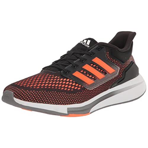 Adidas Men`s Eq21 Running Shoe - Choose Sz/col Black/Solar Orange/Iron Metallic