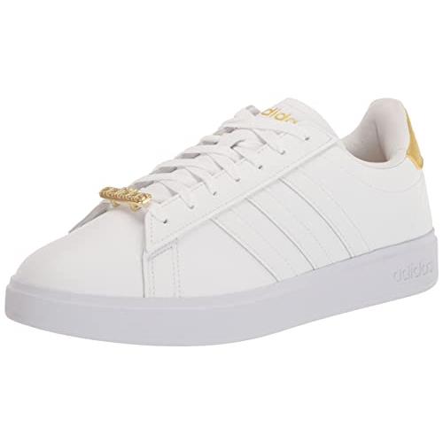 Adidas Women`s Grand Court 2.0 Tennis Shoe - Choose Sz/col Ftwr White/Gold Metallic/Ftwr White