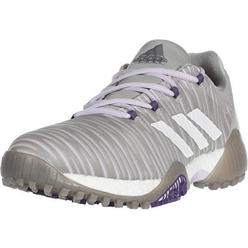 Adidas Women`s W Codechaos Golf Shoe - Choose Sz/col Metal Grey/Crystal White/Glory Purple