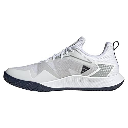 Adidas Men`s Defiant Speed Tennis Shoe - Choose Sz/col White/White/Team Navy Blue