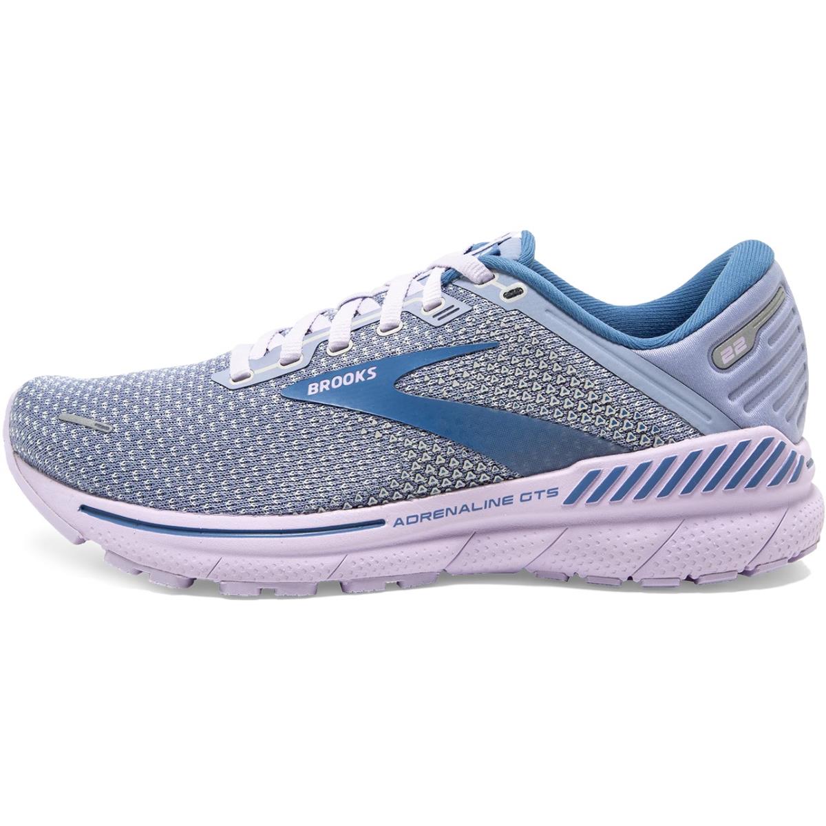 Women Brooks Adrenaline Gts 22 Running Shoes Size 9 Pink Purple 120353 1B 589