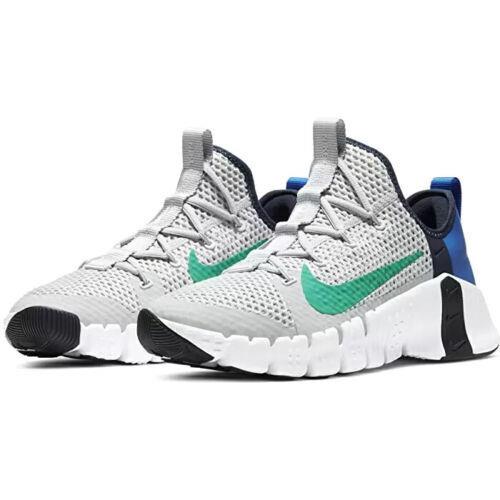 Nike Free Metcon 3 CJ0861-043 Men`s Grey Fog/neptune Green Training Shoes RS513 - Grey Fog/Neptune Green