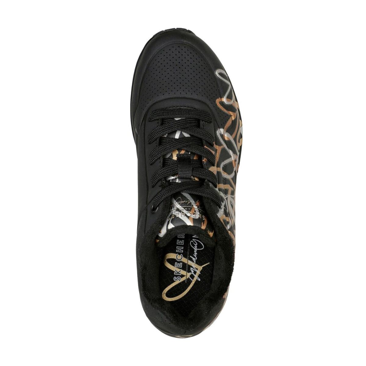 Skechers shoes Uno Metallic Love - Black/Gold 13