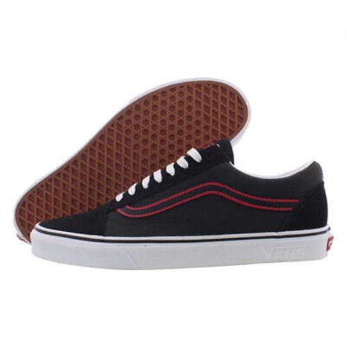 Vans Old Skool Unisex Shoes Size 9 Color: Black/red/white