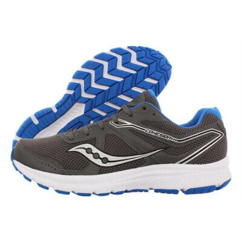 Saucony Grid Cohesion 11 Running Men`s Shoes Size 8.5 Color: Charcoal/blue