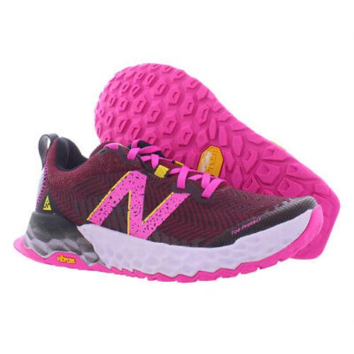 New Balance Fresh Foam Hierro v6 Womens Shoes Size 6.5 Color: Garnet/pink Glo - Garnet/Pink Glo , Pink Main