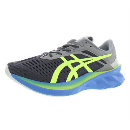Asics Novablast Mens Shoes Size 9.5 Color: Carrier Grey/safety Yellow