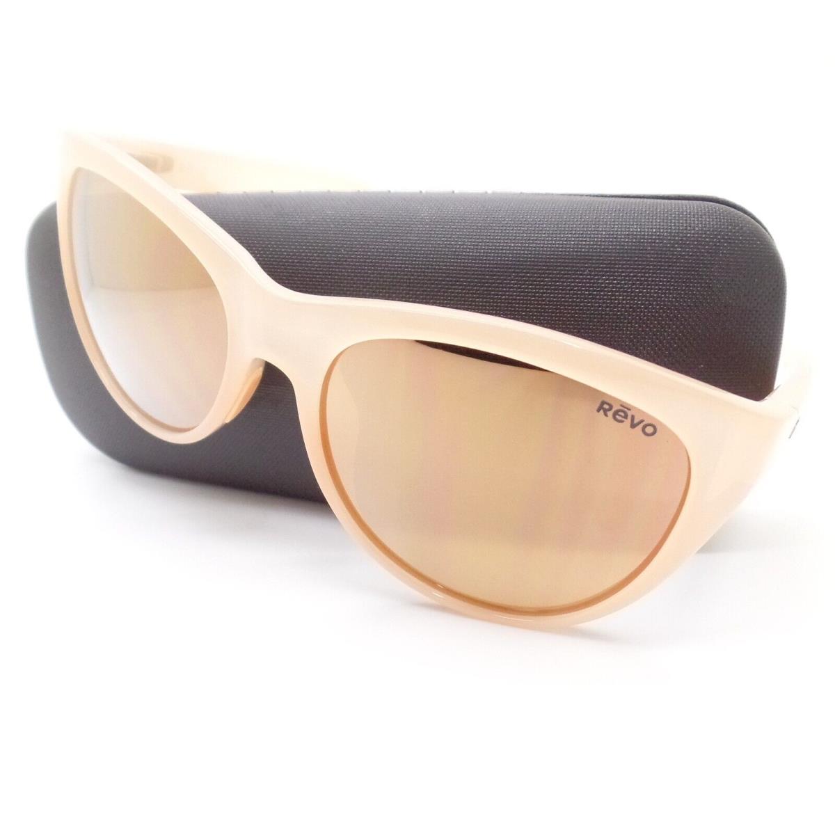 Revo Barclay Blush Champagne Polarized Mirror Sunglasses