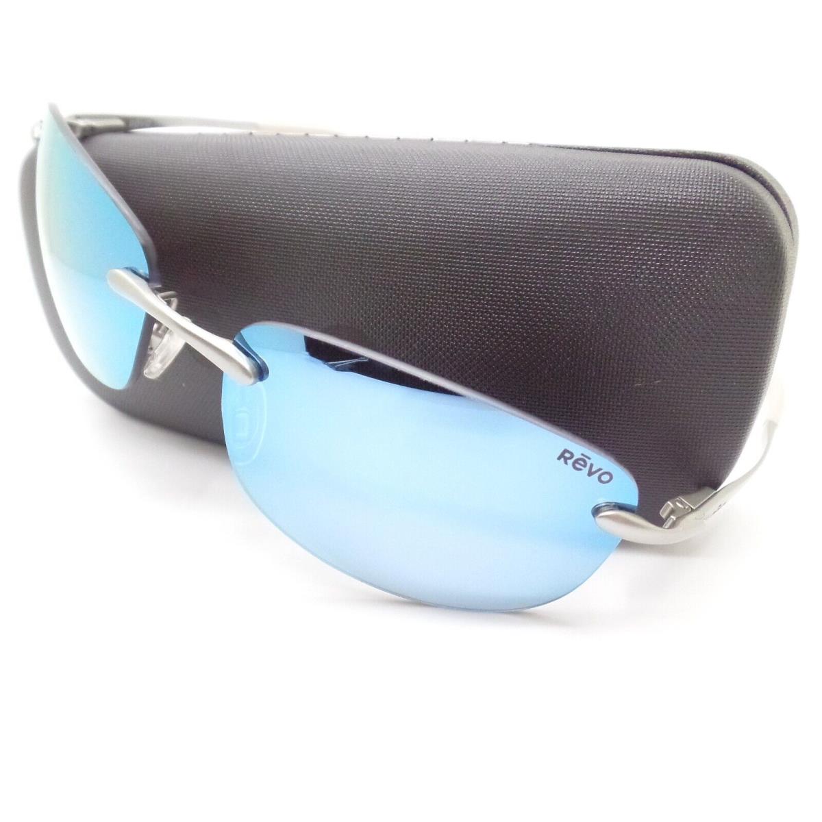 Revo Outlander S Light Gunmetal Blue Polarized Mirror Sunglasses