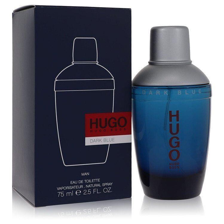 Dark Blue by Hugo Boss Eau De Toilette Spray 2.5 oz Men