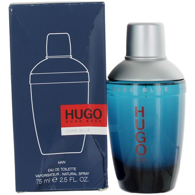 Dark Blue By Hugo Boss For Men Edt Cologne Spray 2.5oz Shopworn