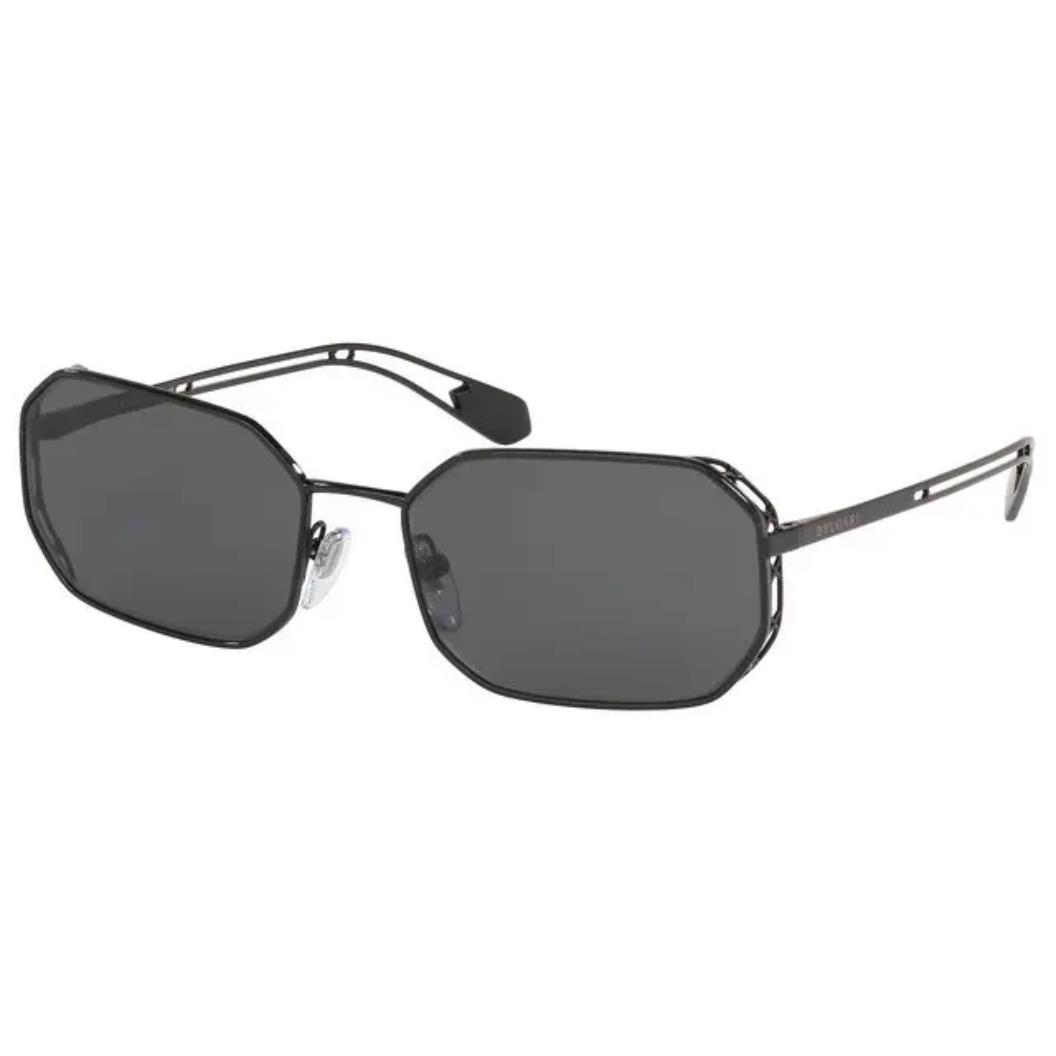 Bvlgari Sunglasses BV6125 239/87 Black Designer Frames Gray Lens 57MM