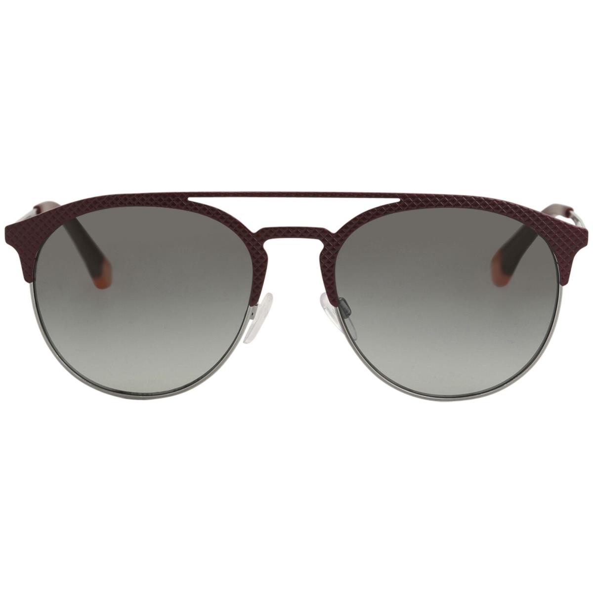 Emporio Armani EA2052 EA/2052 3183/11 Mt Bordeaux/gunmetal Pilot Sunglasses 56mm