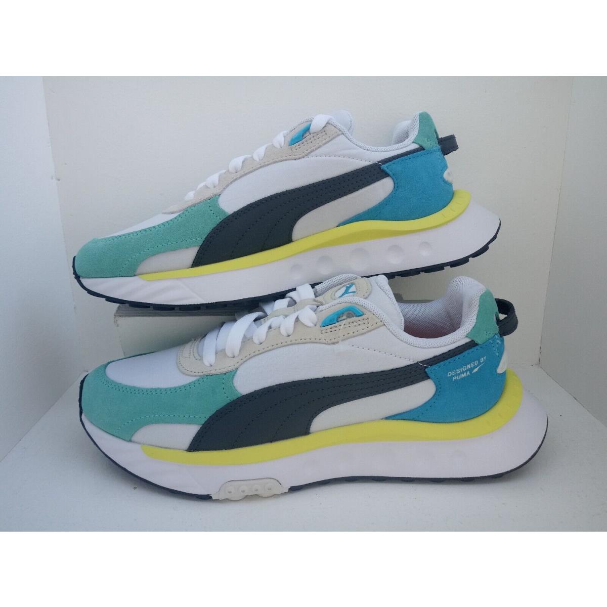 Puma shoes Shoes - Elektro Aqua/Puma White 3
