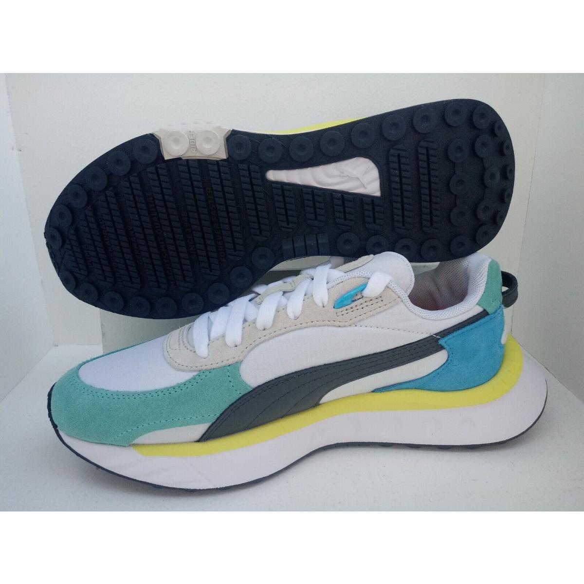 Puma shoes Shoes - Elektro Aqua/Puma White 4