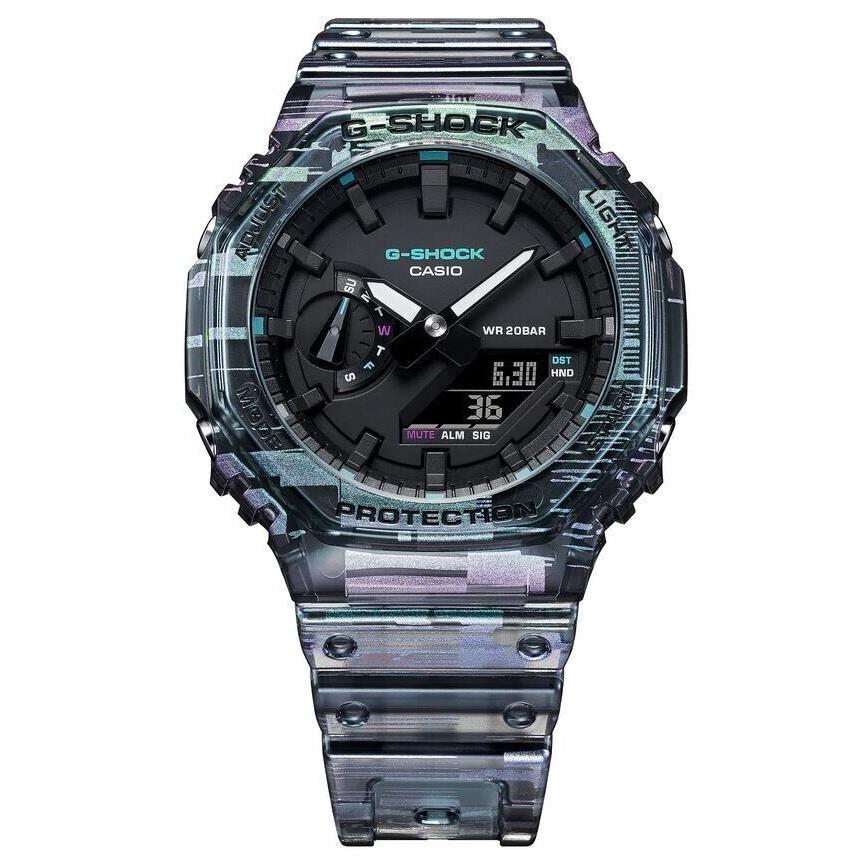 Casio G-shock Iridescent Digital Blazing Translucent Resin Watch GA2100NN-1A