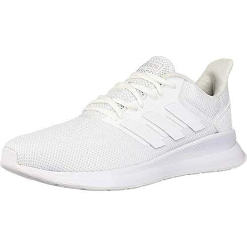 Adidas Originals Women`s Falcon Running Shoe White/white/black 8 M US