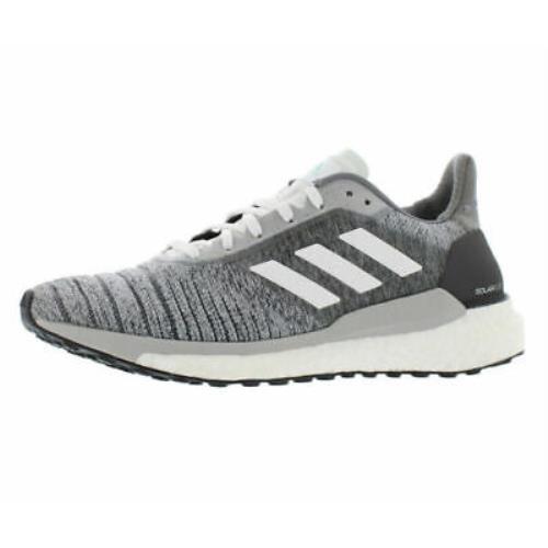 Adidas Solar Glide Women`s Running Shoes Grey/white Size 5.5