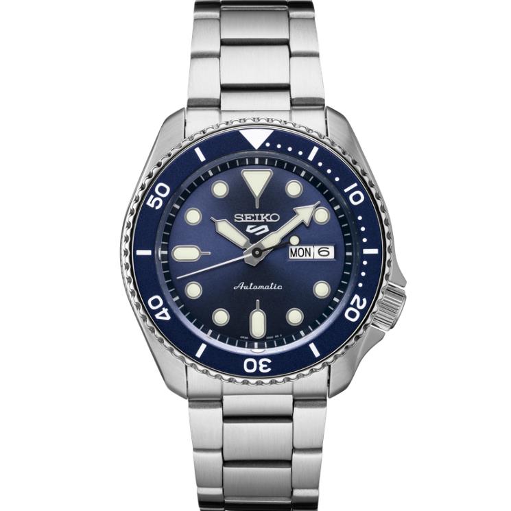 Seiko 5 Sports Automatic Blue Dial Stainless Steel Men s Watch SRPD51