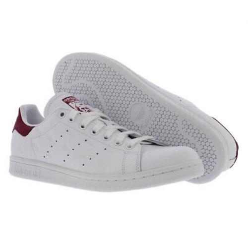Adidas Stan Smith Mens Shoes Size 7 Color: White/maroon