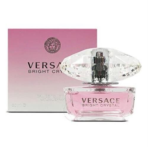 Versace Bright Crystal Eau De Toilette Spray For Women By 1.7 oz