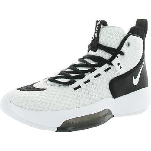 Nike Mens Zoom Rize TB White Basketball Shoes Sneakers 6.5 Medium D Bhfo 5393
