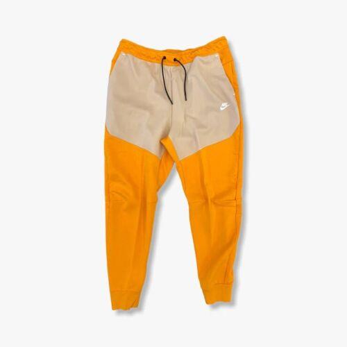 Nike Sportswear Tech Fleece Jogger Orange Bone CU4495-886 Men`s Size Large Pants