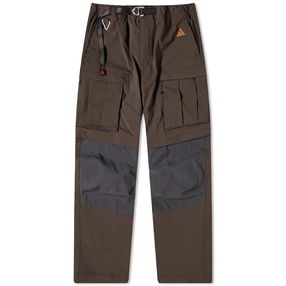 Nike Acg Smith Summit Cargo Pants Convertible Size L Brown Velvet CV0655-220