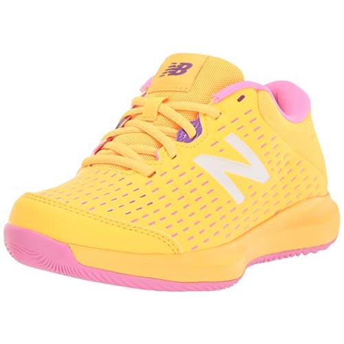 New Balance Women`s 696 V4 Hard Court Tennis Shoe - Choose Sz/col Vibrant Apricot/White