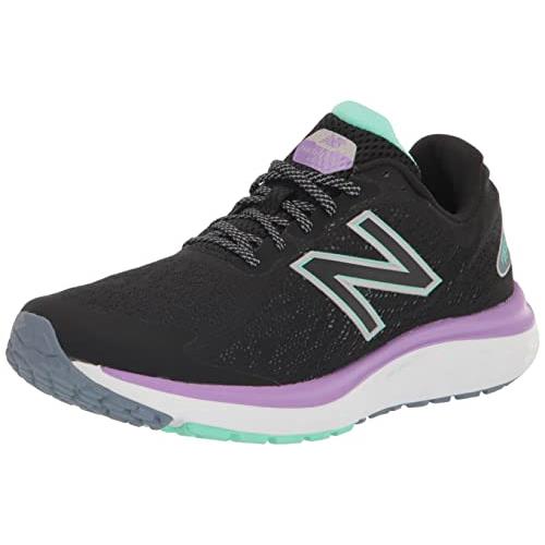 New Balance Men`s Fresh Foam 680 V7 Running Shoe - Choose Sz/col Black/Bright Mint/Electric Purple