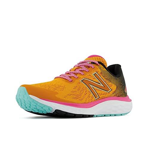 New Balance Men`s Fresh Foam 680 V7 Running Shoe - Choose Sz/col Marigold/Hi-pink/Black