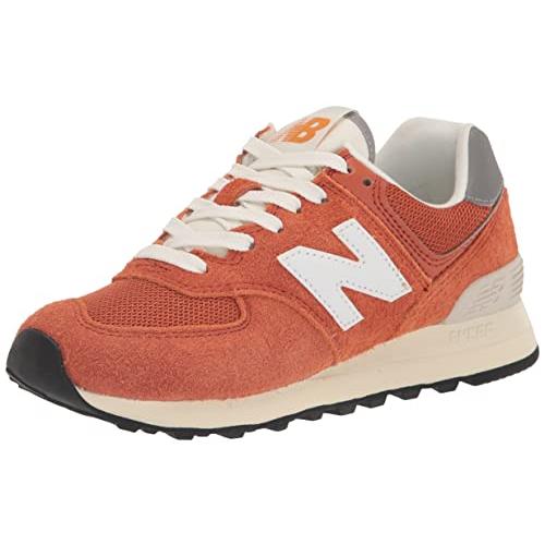 New Balance Men`s 574 V2 Lace-up Sneaker - Choose Sz/col Orange Burst/White