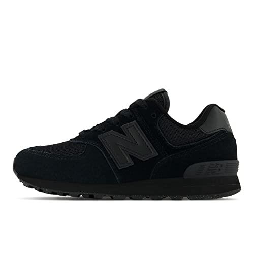 New Balance Unisex-child 574 Core Lace-up Sneaker - Choose Sz/col Black/Black