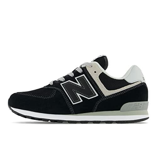 New Balance Unisex-child 574 Core Lace-up Sneaker - Choose Sz/col Black/White