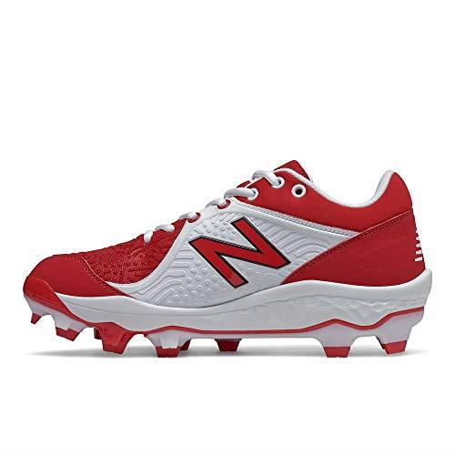 New Balance Men`s 3000 V5 Molded Baseball Shoe - Choose Sz/col Red/White