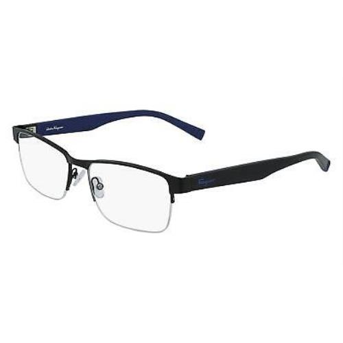 Eyeglasses Ferragamo SF 2186 002 Matte Black 53