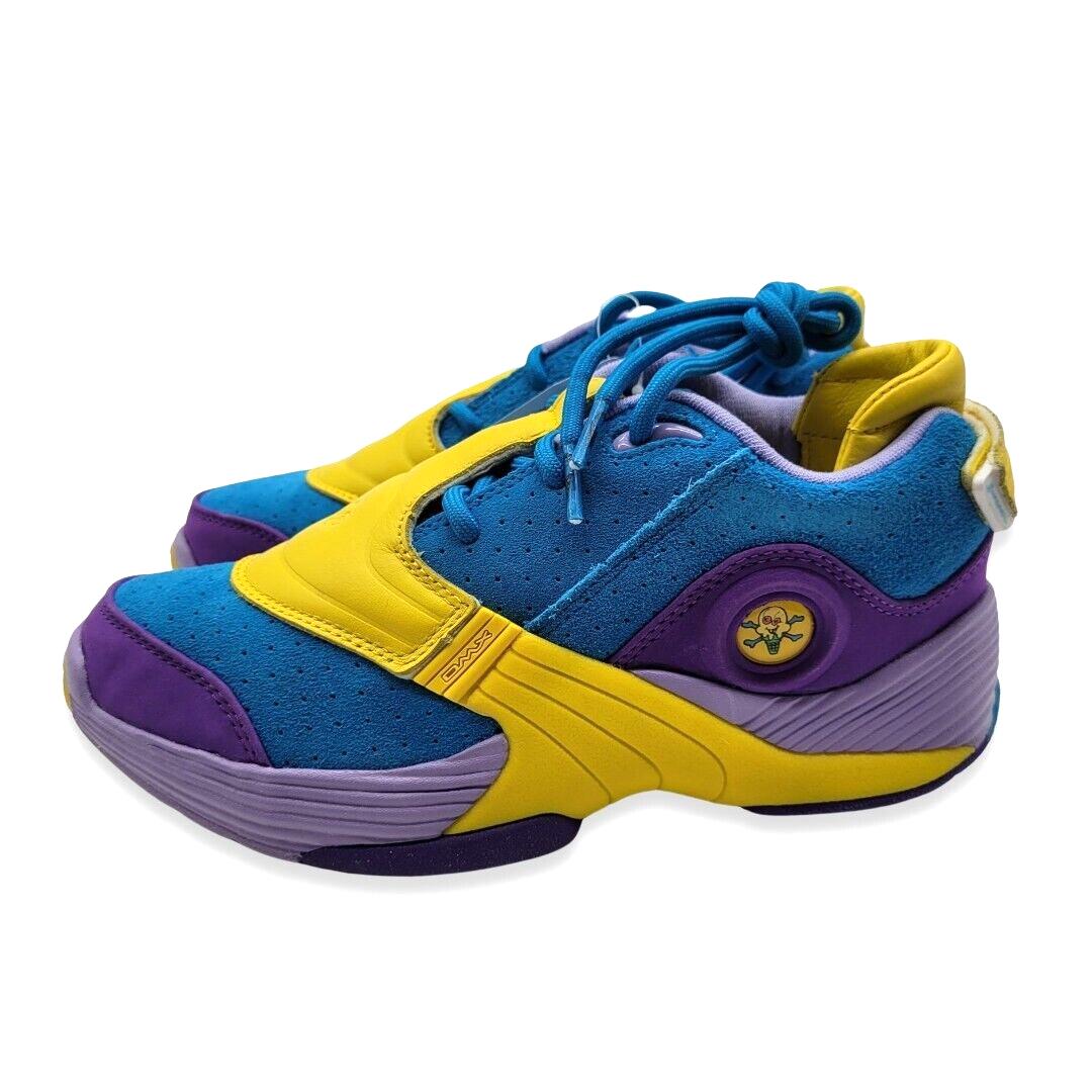 Size 4.5 Reebok Answer V MU Bbc Ice Cream Teal Purple Yellow Mens Shoes FW7506