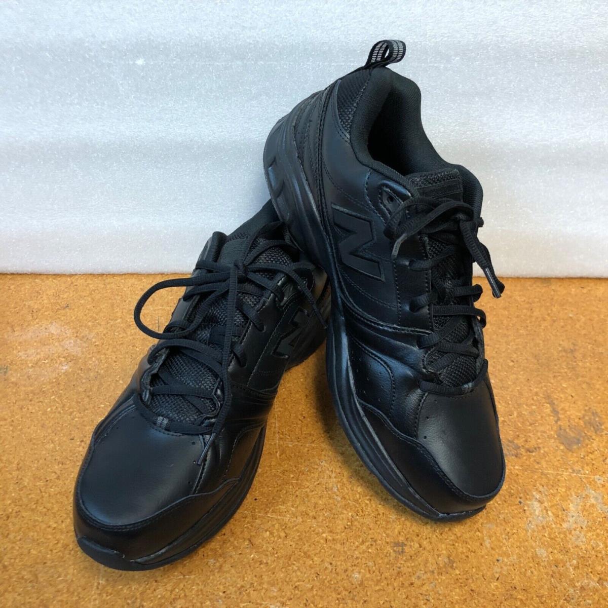 New Balance Mens MX623AB2 Black Leather Walking Shoes 11D