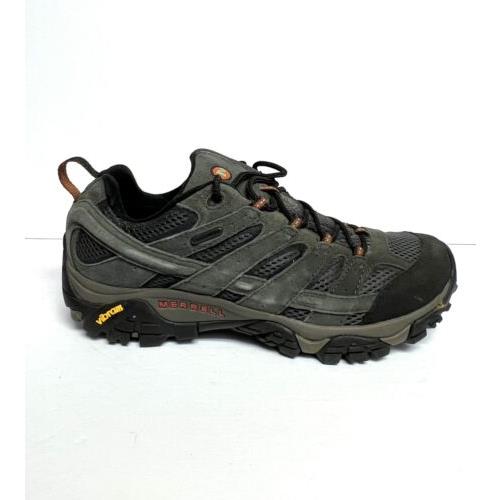 Merrell Mens Moab 2 Waterproof Hiking Shoe Gray 9.5 M