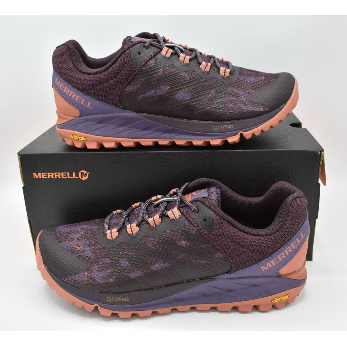 Merrell Womens Sz 8 Antora 2 Print Nightfall Purple Trail Shoes Sneakers J067130
