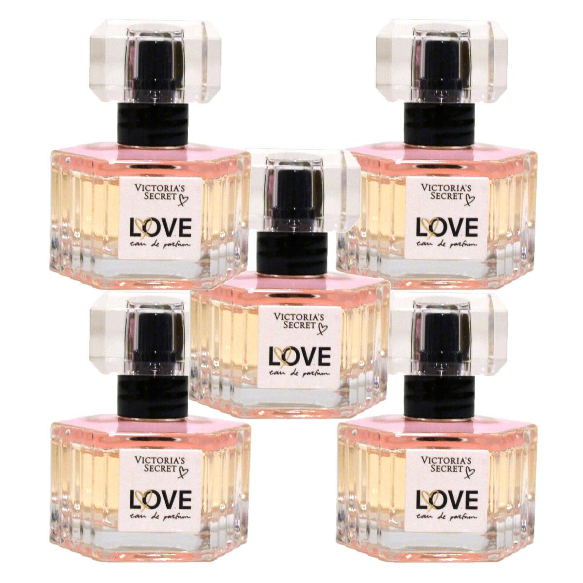 Victoria`s Secret Perfume Gift Set 5 Piece Fragrance Eau De Parfum .25 Oz All Love