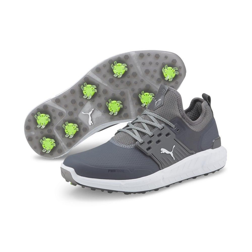 Puma Ignite Articulate Golf Shoes Tornado Spiked Cleat Traction Quiet Shade/PUMA Silver
